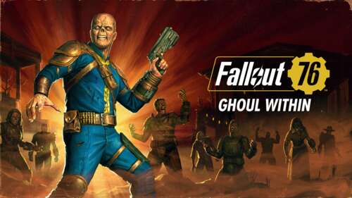 A survivor from Fallout 76 wearing a Vault 76 jumpsuit in a post-apocalyptic setting. high definition wallpaper