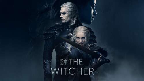 A cinematic portrait of Geralt of Rivia from the Netflix series The Witcher. free wallpaper
