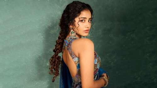 A high-definition close-up portrait of Indian actress Anupama Parameswaran wallpaper