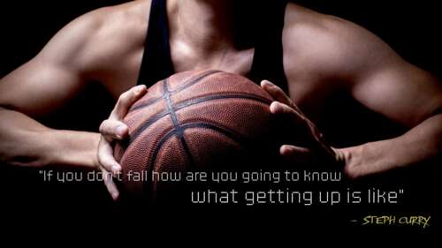 A high-resolution, cinematic close-up portrait of NBA basketball player Stephen Curry...