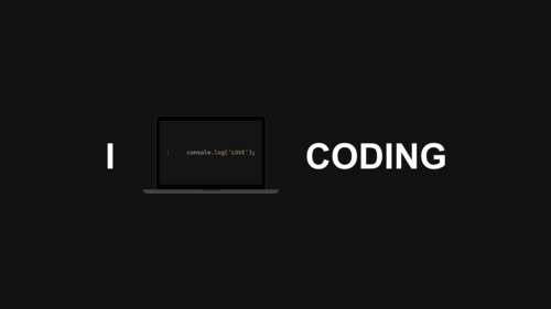 A focused programmer working in a dark, atmospheric setting with glowing code on... wallpaper
