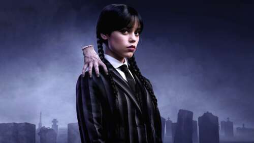 Jenna Ortega as Wednesday Addams from the Netflix series Wednesday high definition wallpaper