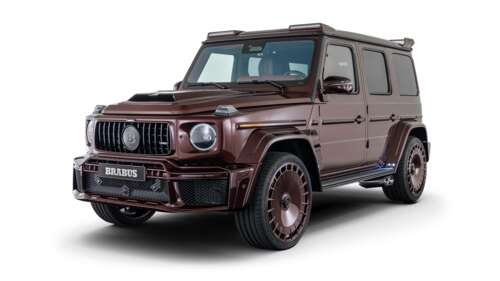 A high-resolution, detailed view of the 2025 Mercedes-AMG G 63 G-Wagon featuring... free wallpaper for computer