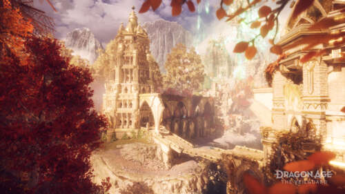 Detailed character illustration from Dragon Age: The Veilguard featuring epic fantasy... high definition wallpaper