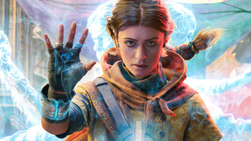 A detailed character portrait of Haroona from the video game Unknown 9: Awakening. wallpaper images