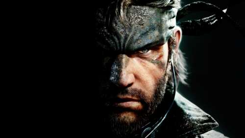Cinematic portrait of Naked Snake from Metal Gear Solid Delta: Snake Eater on a black... hd background