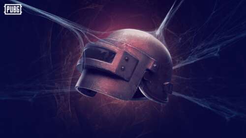 Marvel's Spider-Man wearing a PUBG Level 3 helmet in a high-definition battle royale... free background