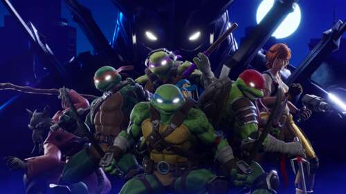 The four Teenage Mutant Ninja Turtles, Leonardo, Donatello, Raphael, and Michelangelo,... pictures for wallpaper