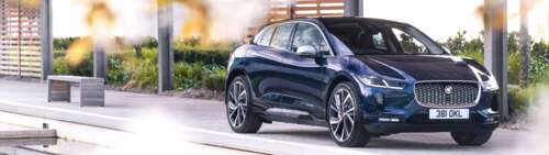 A sleek Jaguar I-Pace electric luxury SUV showcasing its modern design. free hd wallpapers