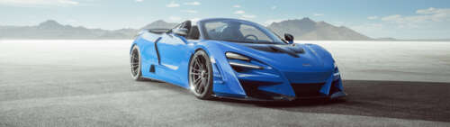 A high-performance McLaren 720S supercar showcasing its sleek, aerodynamic body and... free wallpaper