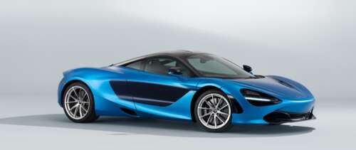 A sleek and powerful McLaren 720S supercar showcasing its aerodynamic body and modern... UWUHD pictures for wallpaper