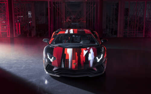 A high-detail, professional shot of a luxury Lamborghini Aventador S supercar. 7680x4800 wallpaper photo gallery download