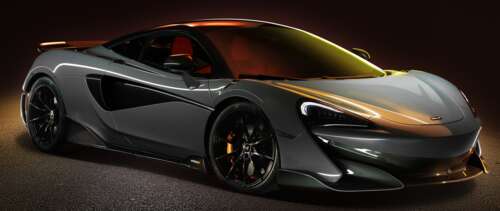 A high-performance McLaren 600LT supercar in a brilliant metallic silver finish,... UWUHD high definition wallpaper