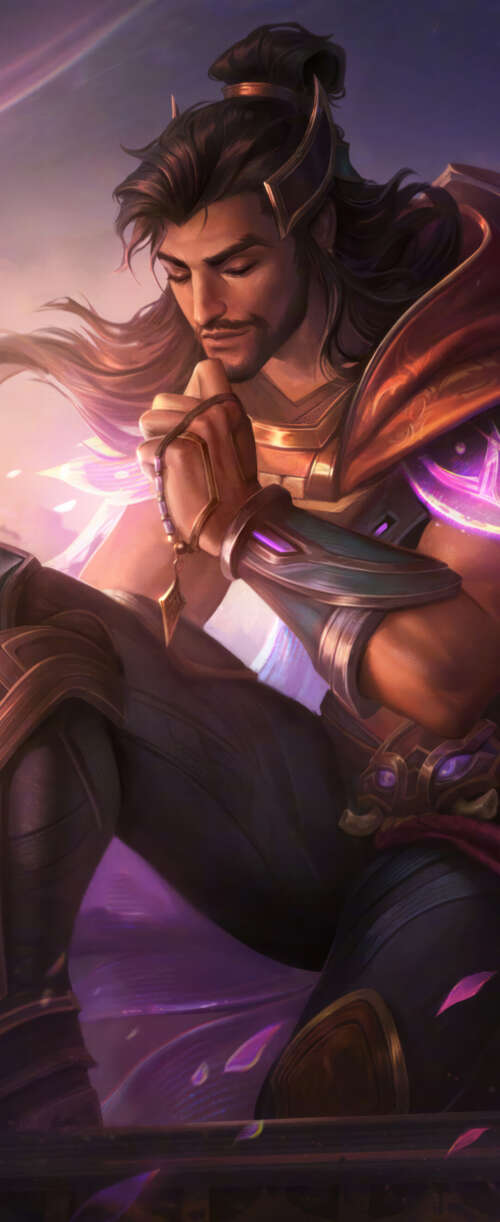 Akshan, the legendary rogue from League of Legends, in a dynamic pose. Meizu Note 16 cell phone backgrounds free