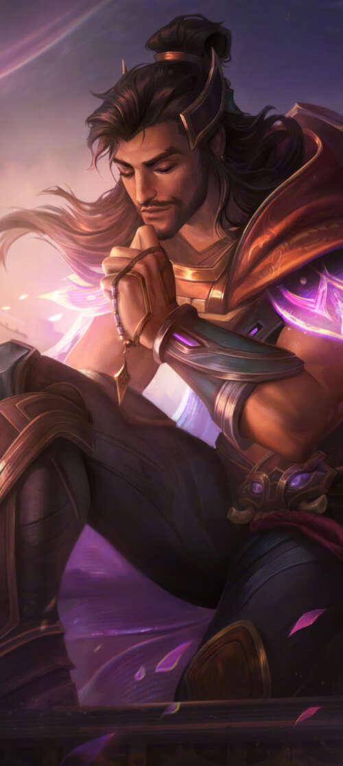 Akshan, the legendary rogue from League of Legends, in a dynamic pose. Oukitel WP58 Pro download free wallpaper for phone