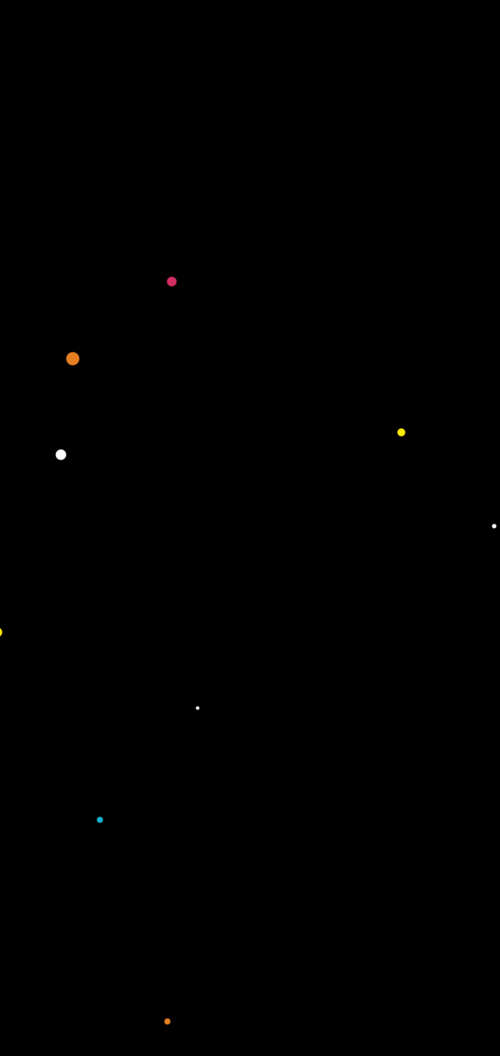 A colorful Among Us crewmate standing in a dimly lit, sci-fi spaceship hallway. TCL K70 wallpaper download