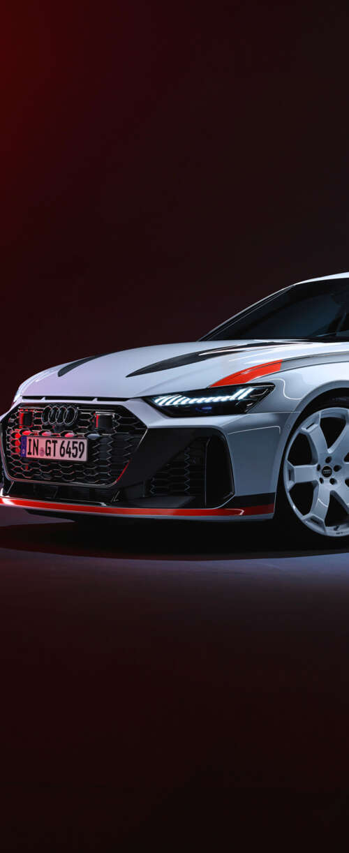A high-performance Audi RS6 Avant GT featuring aggressive styling and wide wheel... Meizu Note 16 wallpaper
