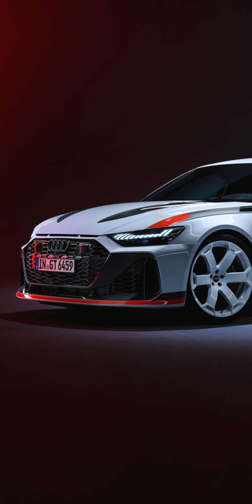 A high-performance Audi RS6 Avant GT featuring aggressive styling and wide wheel... Doogee Fire 3 Max download free wallpaper for phone