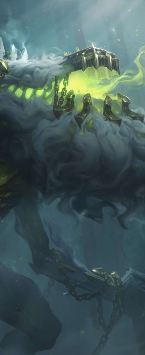 Cho’gath, l’enorme e minaccioso mostro del Vuoto proveniente da League of Legends. Meizu Note 16