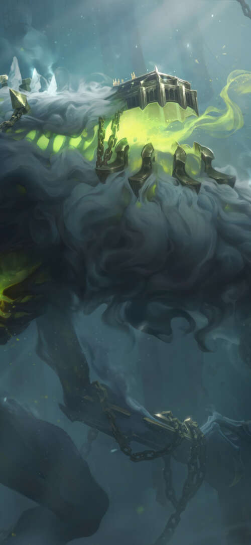 Cho’gath, l’enorme e minaccioso mostro del Vuoto proveniente da League of Legends. Poco M7 Plus