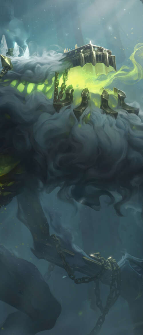 Cho’gath, l’enorme e minaccioso mostro del Vuoto proveniente da League of Legends. nubia Flip 3