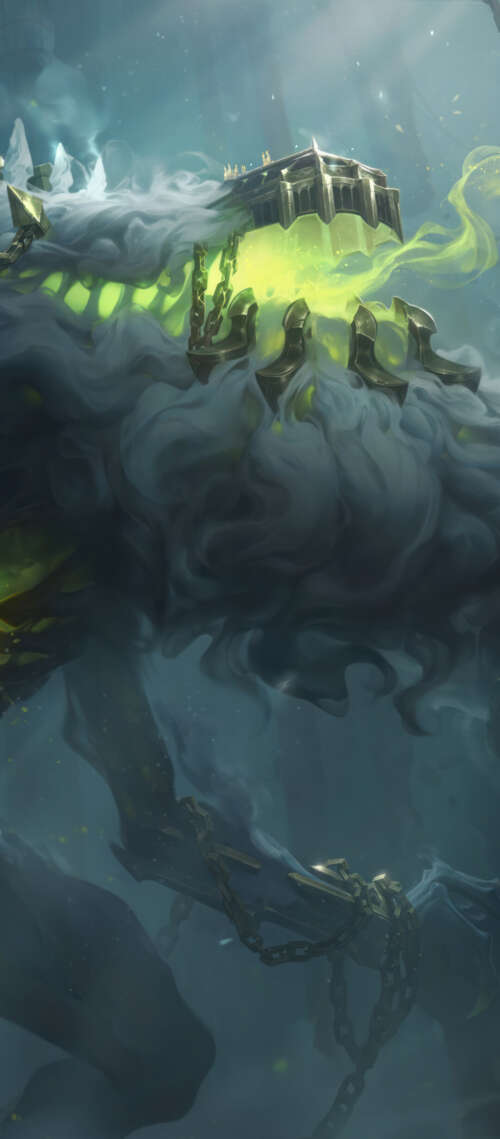 Cho’gath, l’enorme e minaccioso mostro del Vuoto proveniente da League of Legends. Oukitel WP61