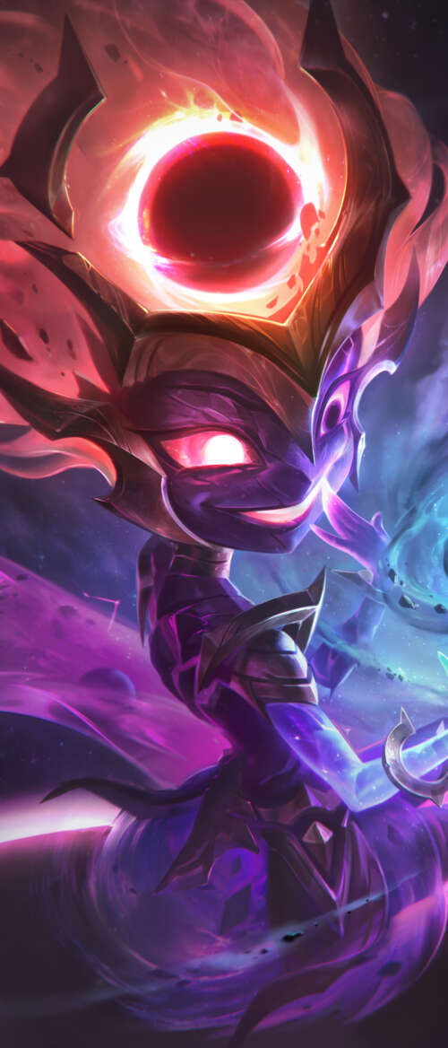 Zoe, personaggio del videogioco League of Legends, è circondata da un enorme e luminoso... Samsung Galaxy Z Flip7