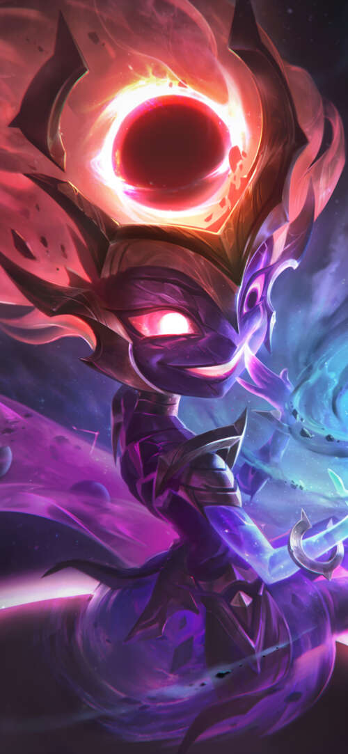 Zoe, personaggio del videogioco League of Legends, è circondata da un enorme e luminoso... Apple iPhone 16e