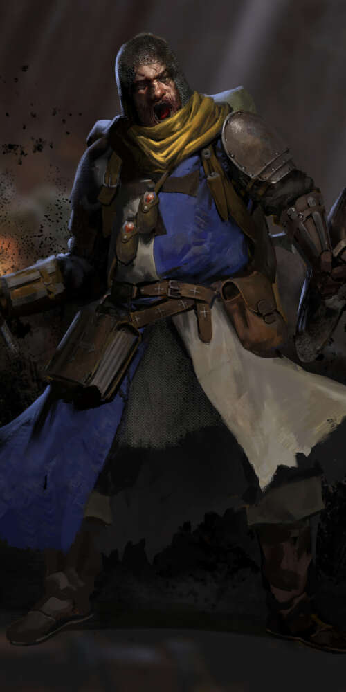 A hooded character lurking in a dark, stone dungeon corridor, inspired by the game... Doogee Fire 3 Max wallpaper images