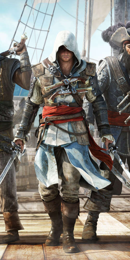 Un ritratto cinematografico di Edward Kenway, protagonista di Assassin's Creed IV:... Doogee Fire 3 Ultra