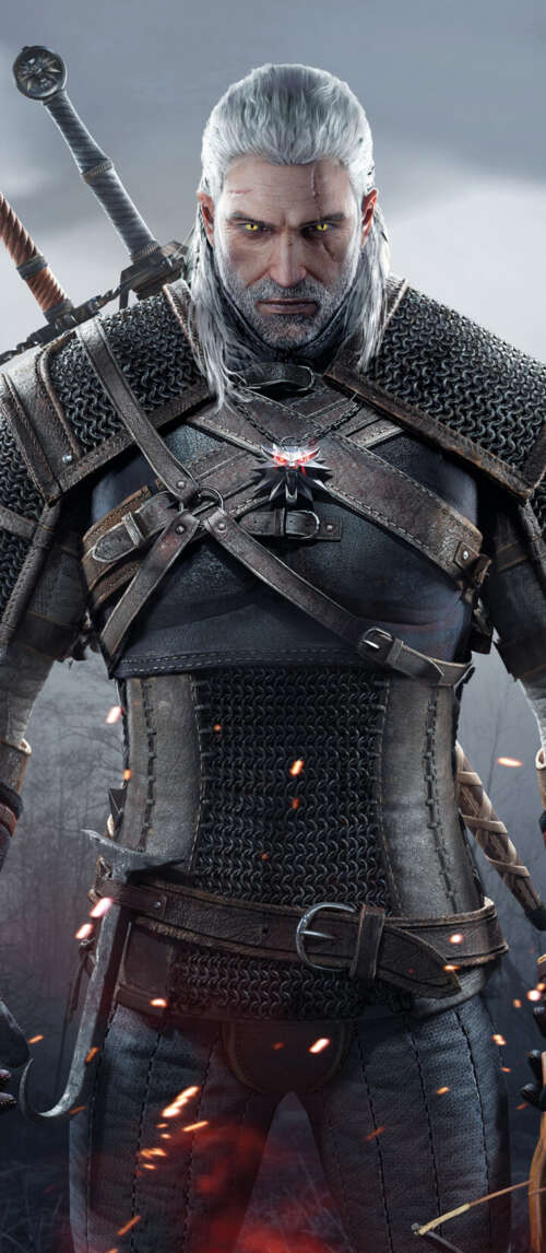 Un ritratto cinematografico di Geralt di Rivia, protagonista del videogioco The Witcher... Xiaomi Redmi 14C 5G