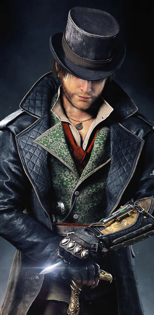 Jacob Frye, protagonista del videogioco Assassin's Creed: Syndicate, indossa il suo... Huawei Mate 30 Pro