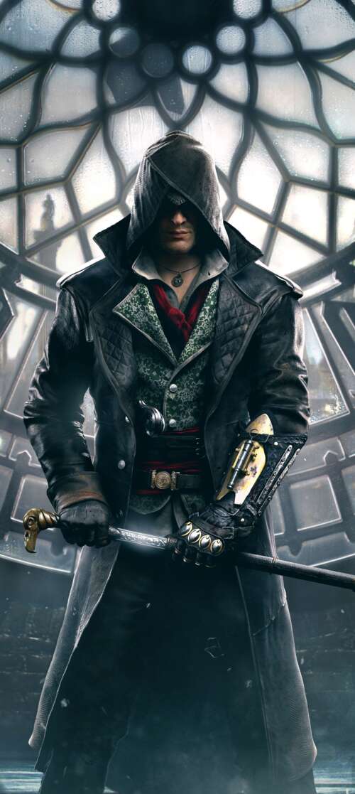 A cinematic portrait of Jacob Frye from the video game Assassin's Creed: Syndicate. wallpaper