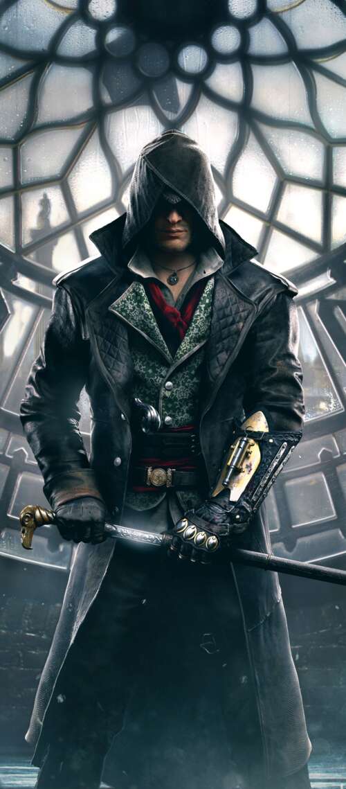 A cinematic portrait of Jacob Frye from the video game Assassin's Creed: Syndicate. Cubot P90 background images hd