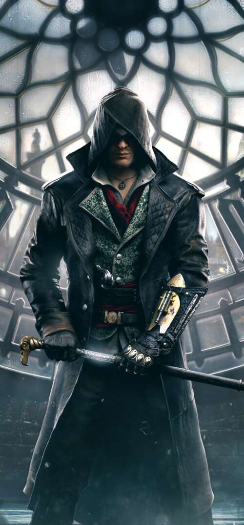 A cinematic portrait of Jacob Frye from the video game Assassin's Creed: Syndicate. UmiDigi Umidigi X free background images