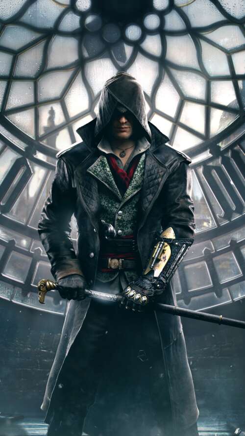 A cinematic portrait of Jacob Frye from the video game Assassin's Creed: Syndicate. lava Play Max high definition wallpaper