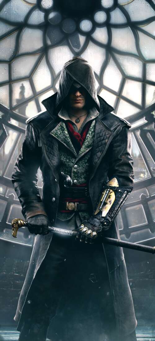 A cinematic portrait of Jacob Frye from the video game Assassin's Creed: Syndicate. realme neo7 Turbo high definition wallpaper