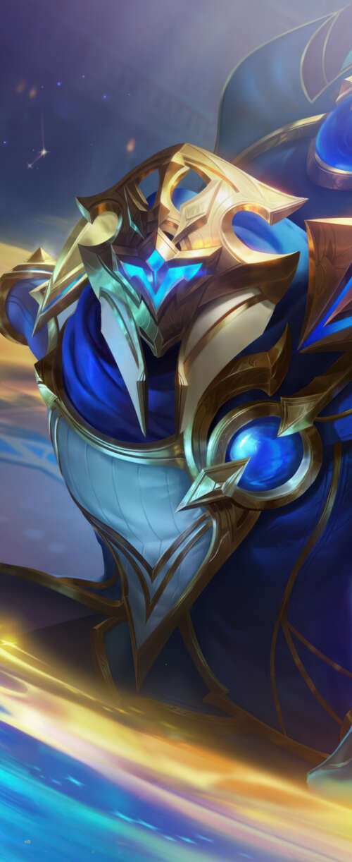 Una rappresentazione dinamica di Jax, personaggio del videogioco League of Legends,... Meizu Note 16