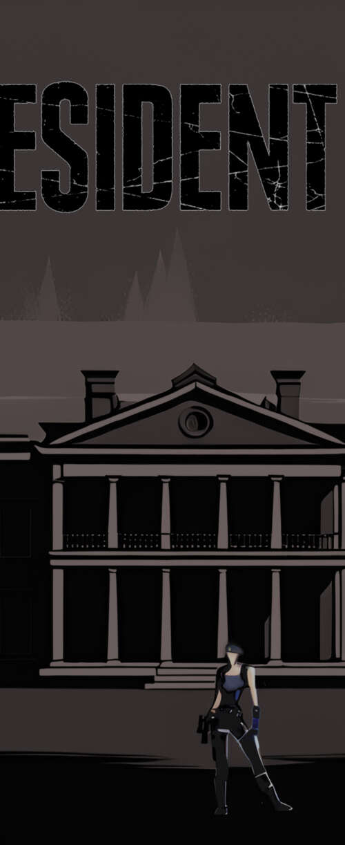 Jill Valentine encountering zombies inside the dark Spencer Mansion from the Resident... Meizu Note 16