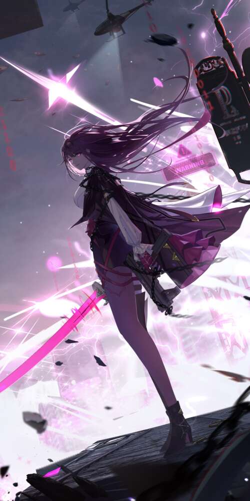 Kafka from the video game Honkai: Star Rail Doogee Fire 3 Max wallpaper