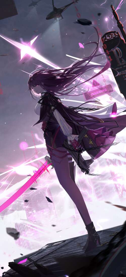 Kafka from the video game Honkai: Star Rail Honor X9d free background