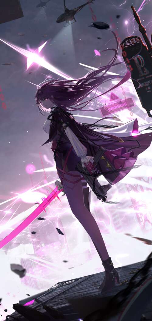 Kafka from the video game Honkai: Star Rail Oppo A6c free hd wallpapers