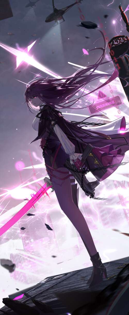 Kafka from the video game Honkai: Star Rail Meizu Note 16 wallpaper download