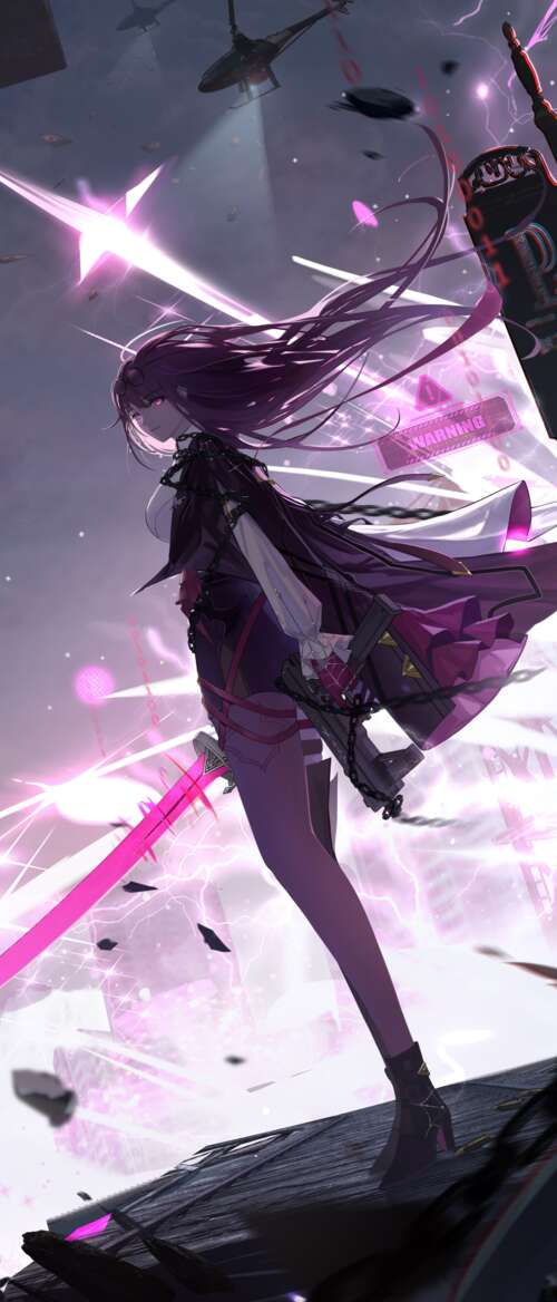 Kafka from the video game Honkai: Star Rail nubia Flip 3 free background images