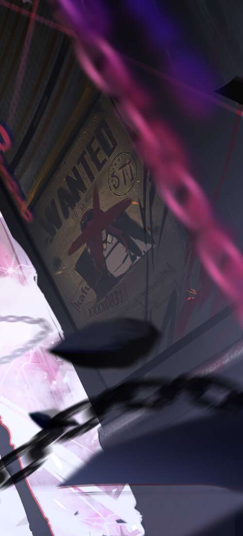 Kafka from Honkai: Star Rail looking forward with a mysterious gaze Honor X9d wallpaper photo gallery download