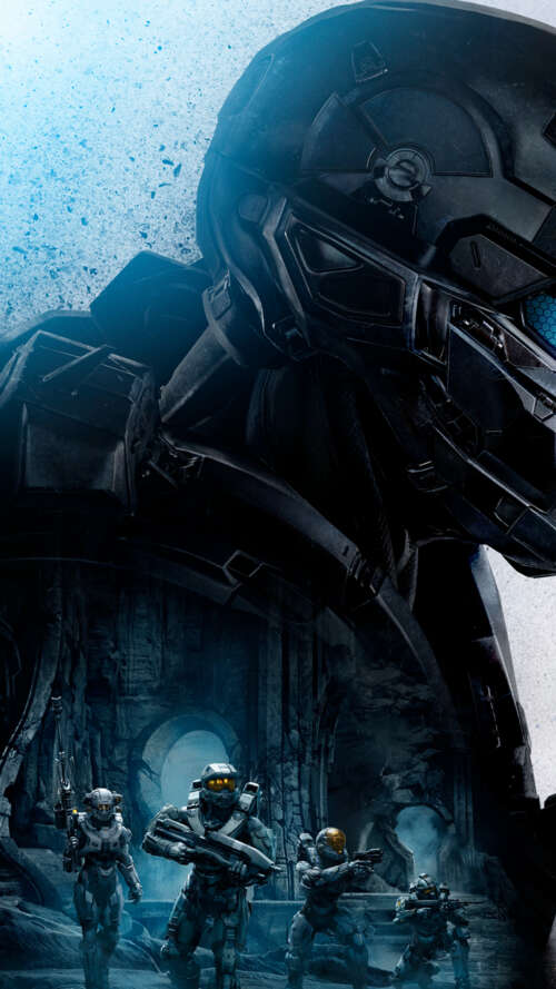 Il Master Chief, con l’iconica armatura MJOLNIR, dal videogioco Halo 5: Guardians.