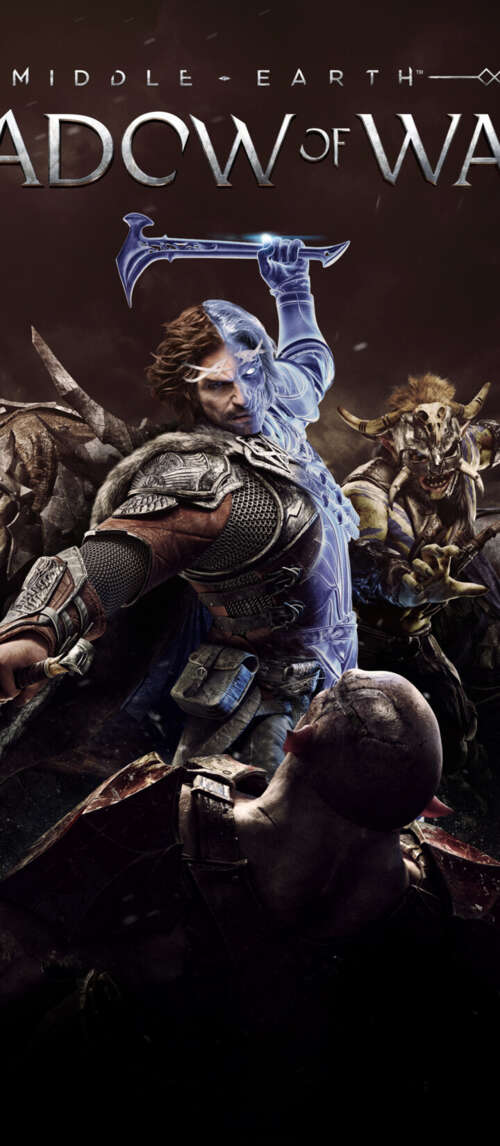 A powerful Orc Warchief from Middle-earth: Shadow of War in dark, battle-worn armor. Xiaomi Redmi 14C 5G cell phone backgrounds free