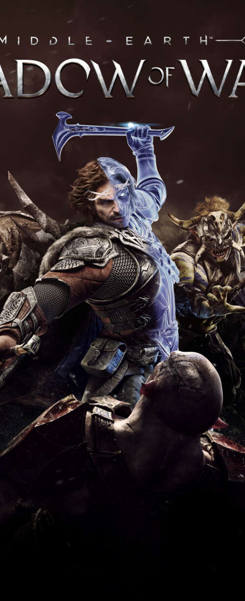 A powerful Orc Warchief from Middle-earth: Shadow of War in dark, battle-worn armor. Meizu Note 16 free background