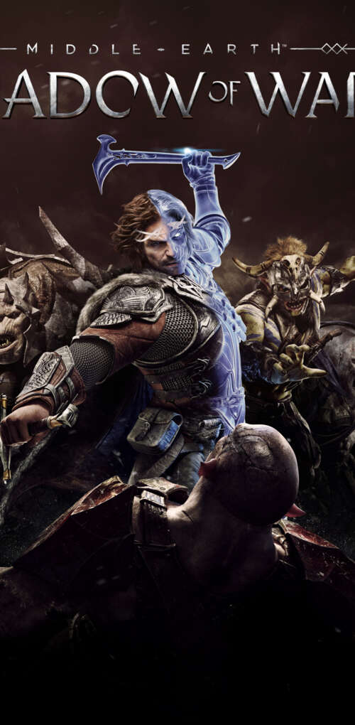 A powerful Orc Warchief from Middle-earth: Shadow of War in dark, battle-worn armor. Huawei Mate 30 Pro high definition wallpaper
