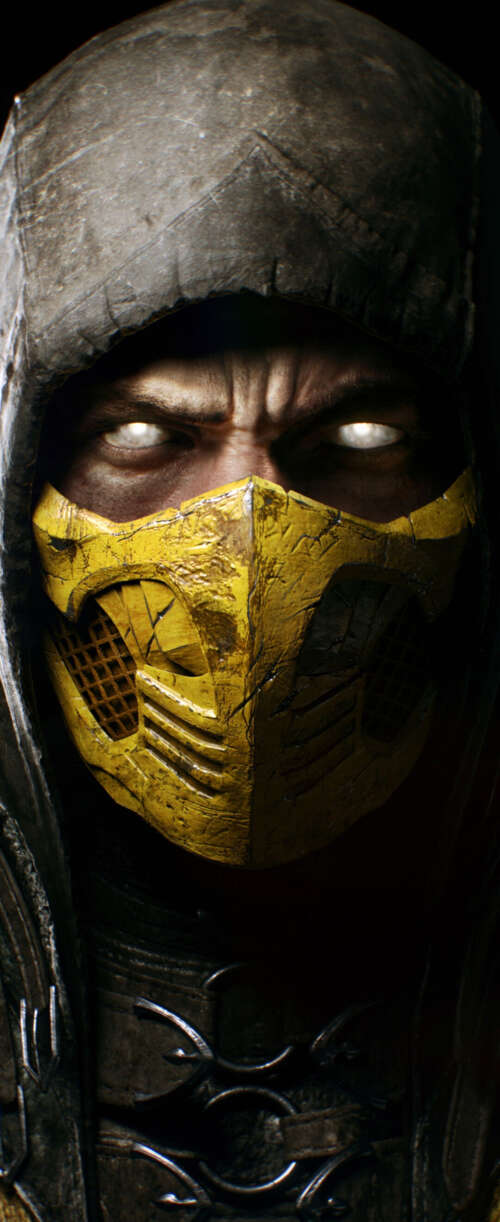 The legendary character Scorpion from the Mortal Kombat video game franchise. Meizu Note 16 wallpaper images